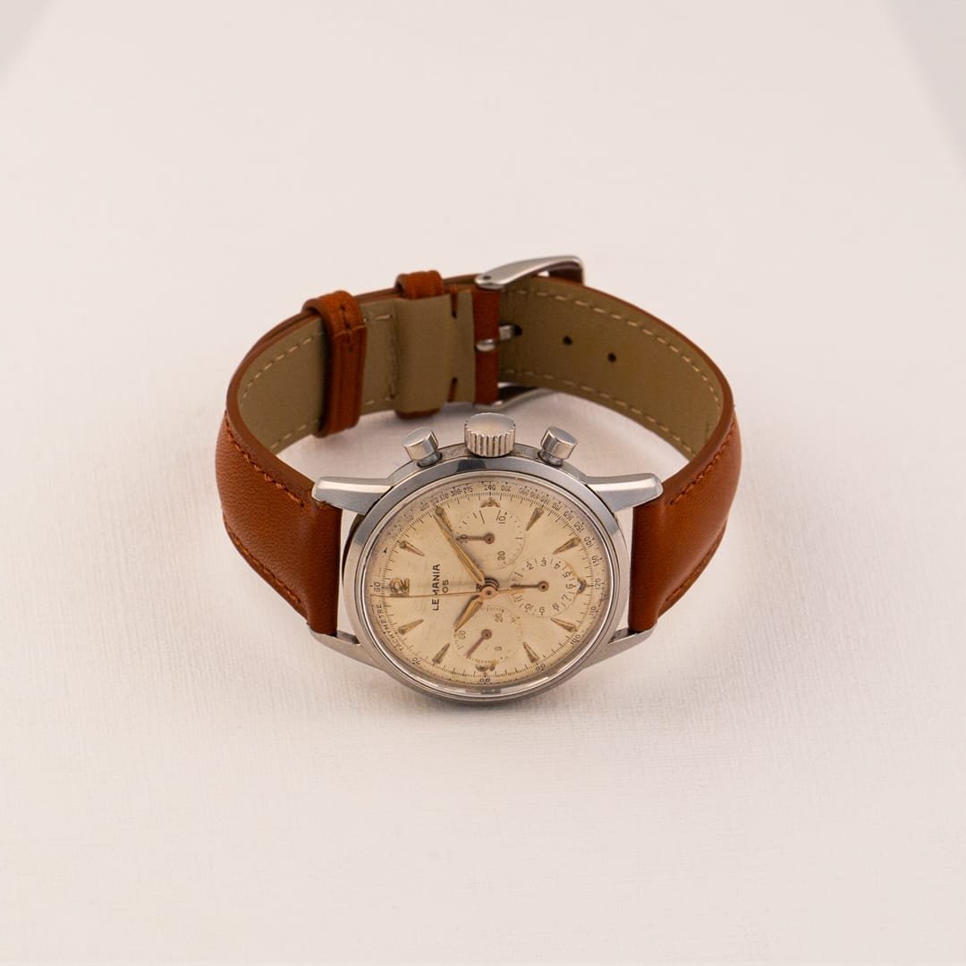 Chronographe vintage Lemania 105