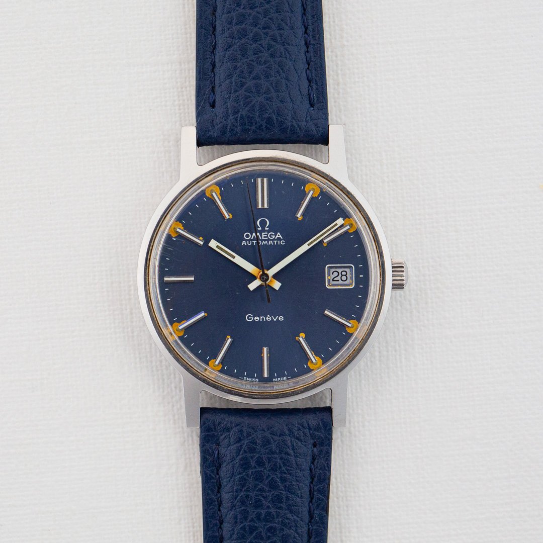 Omega Genève Bleu