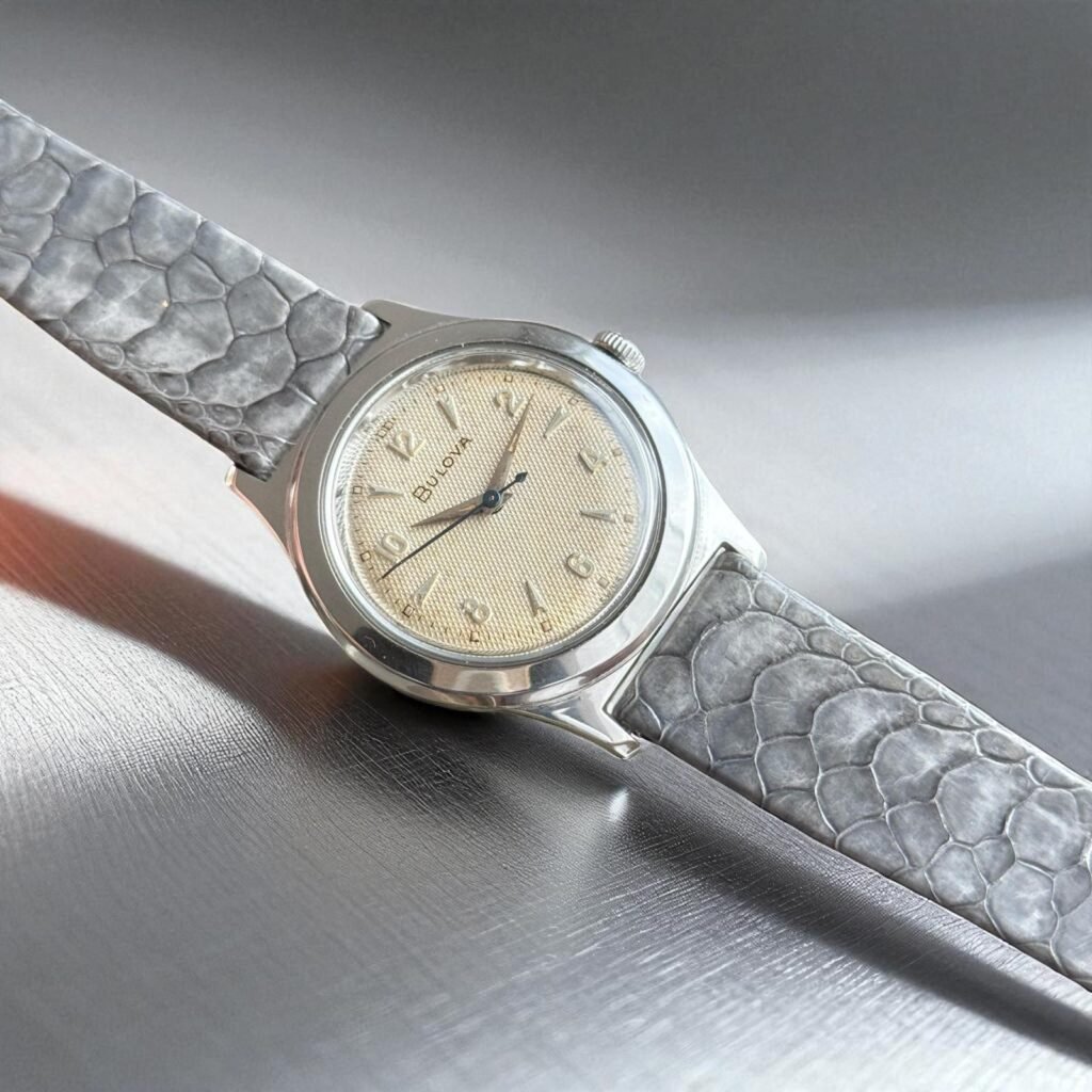 Bulova Waffle Dial Vintage 