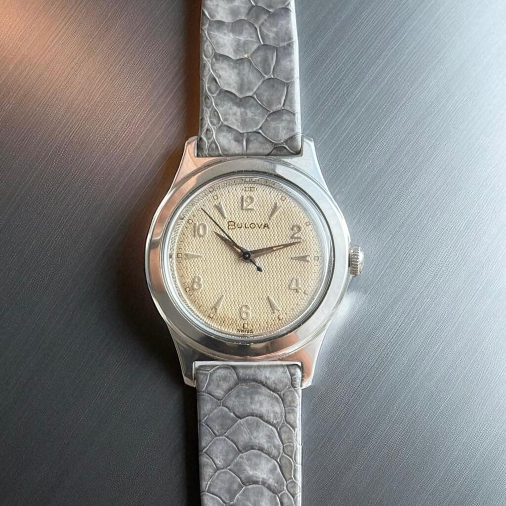 Bulova Waffle Dial Vintage 
